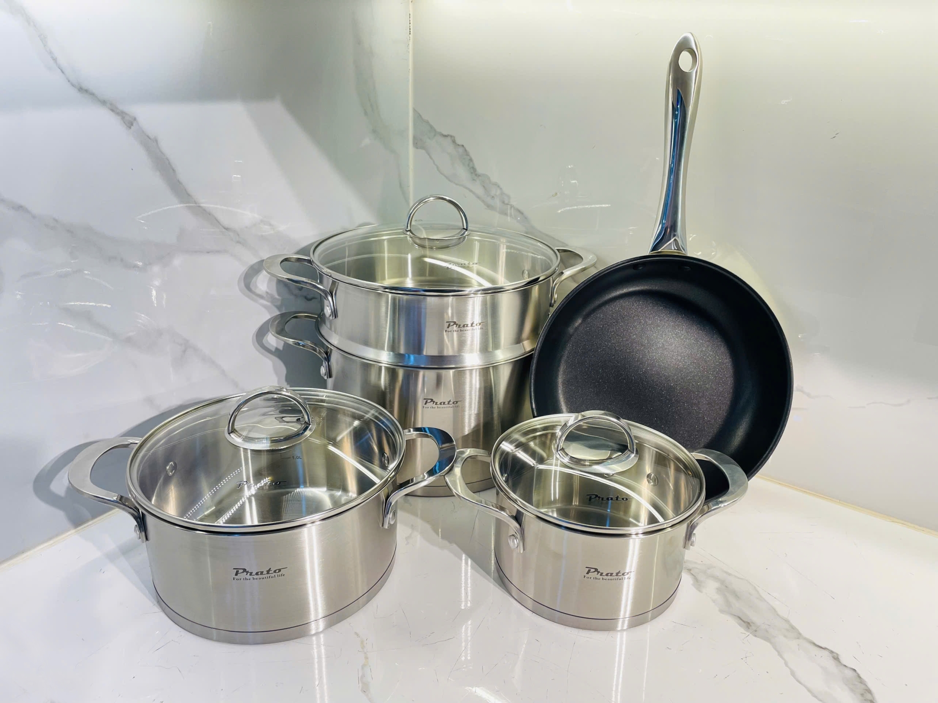 Bộ nồi 5 món Inox 304 cao cấp – Luxury 1169 Pro