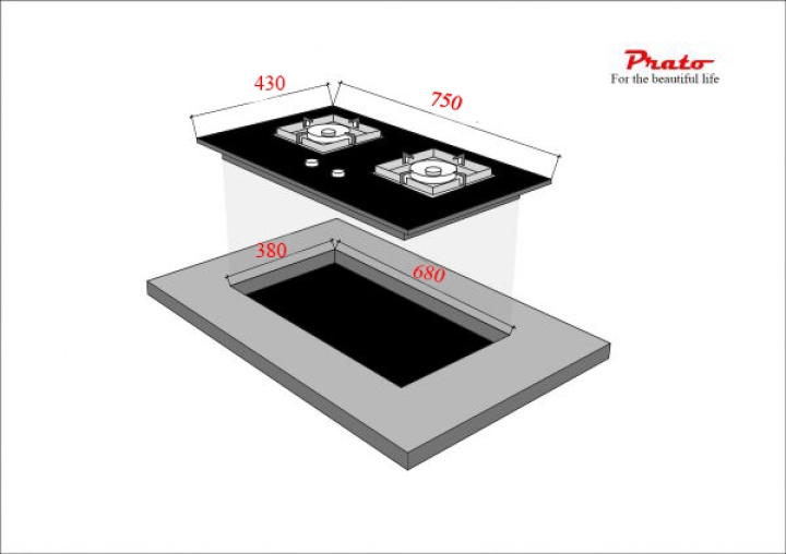 Bếp Gas Model: PT-888.G2