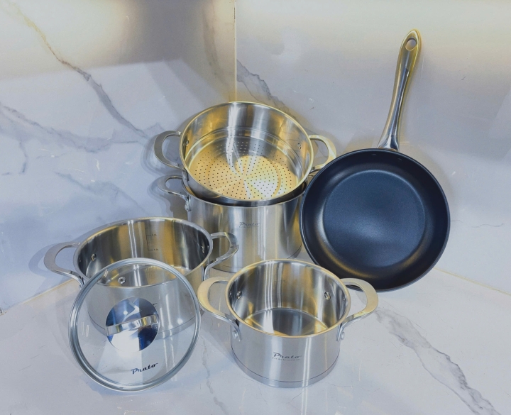 Bộ nồi 5 món Inox 304 cao cấp – Luxury 1169 Pro