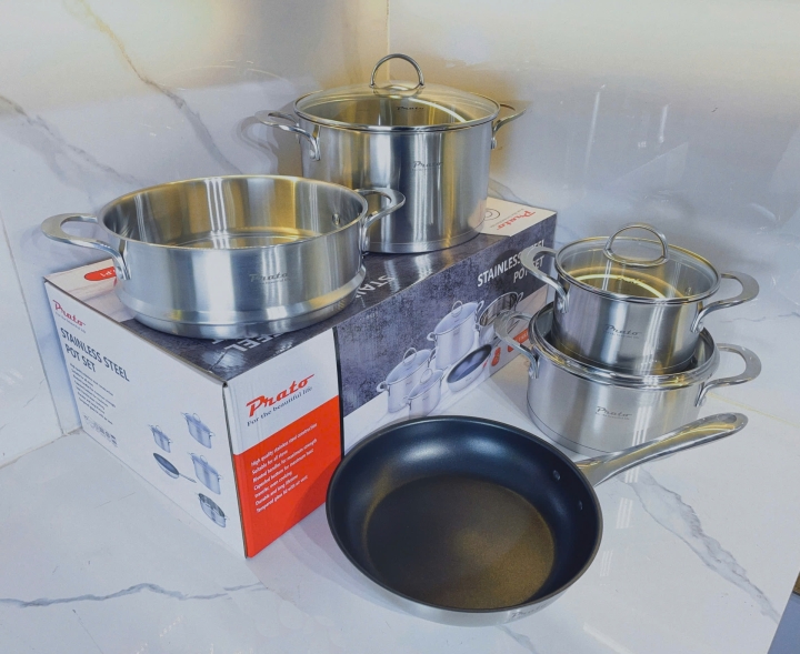 Bộ nồi 5 món Inox 304 cao cấp – Luxury 1169 Pro