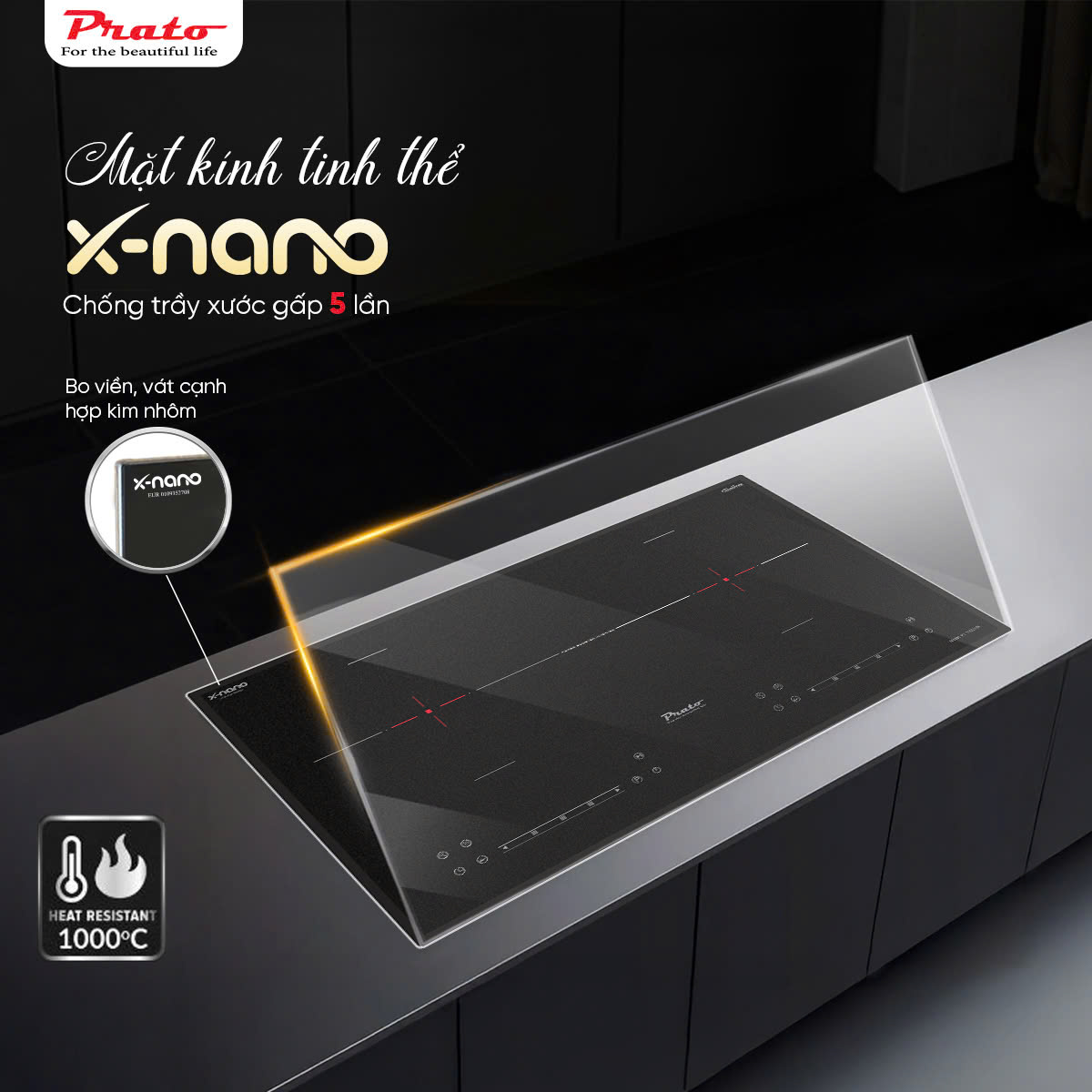 Bếp từ đôi Prato Model PT-1102.HN