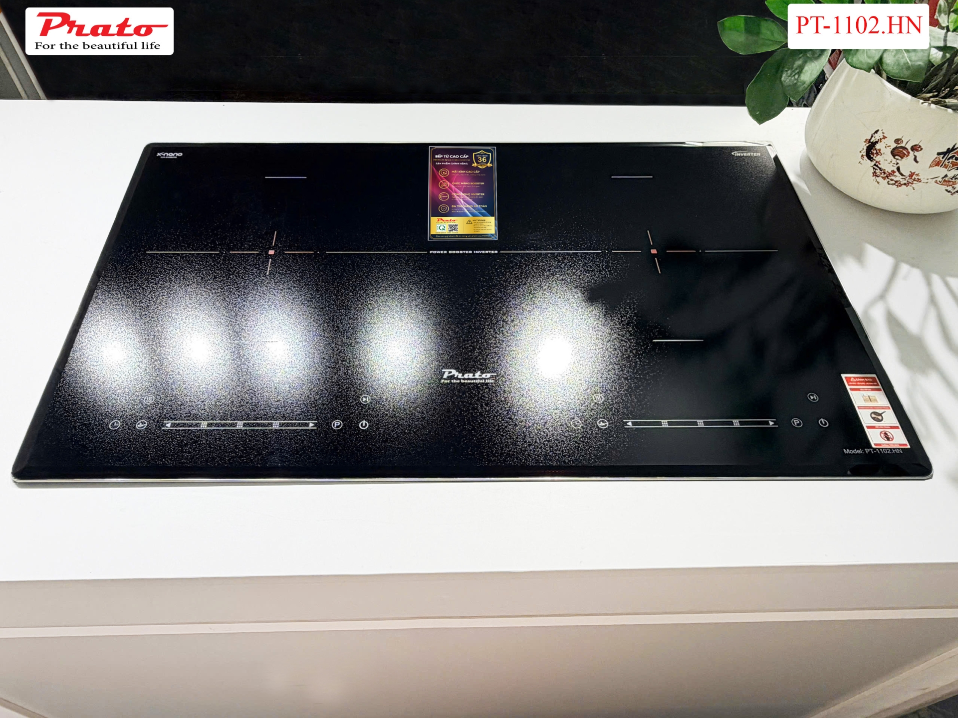 Bếp từ đôi Prato Model PT-1102.HN