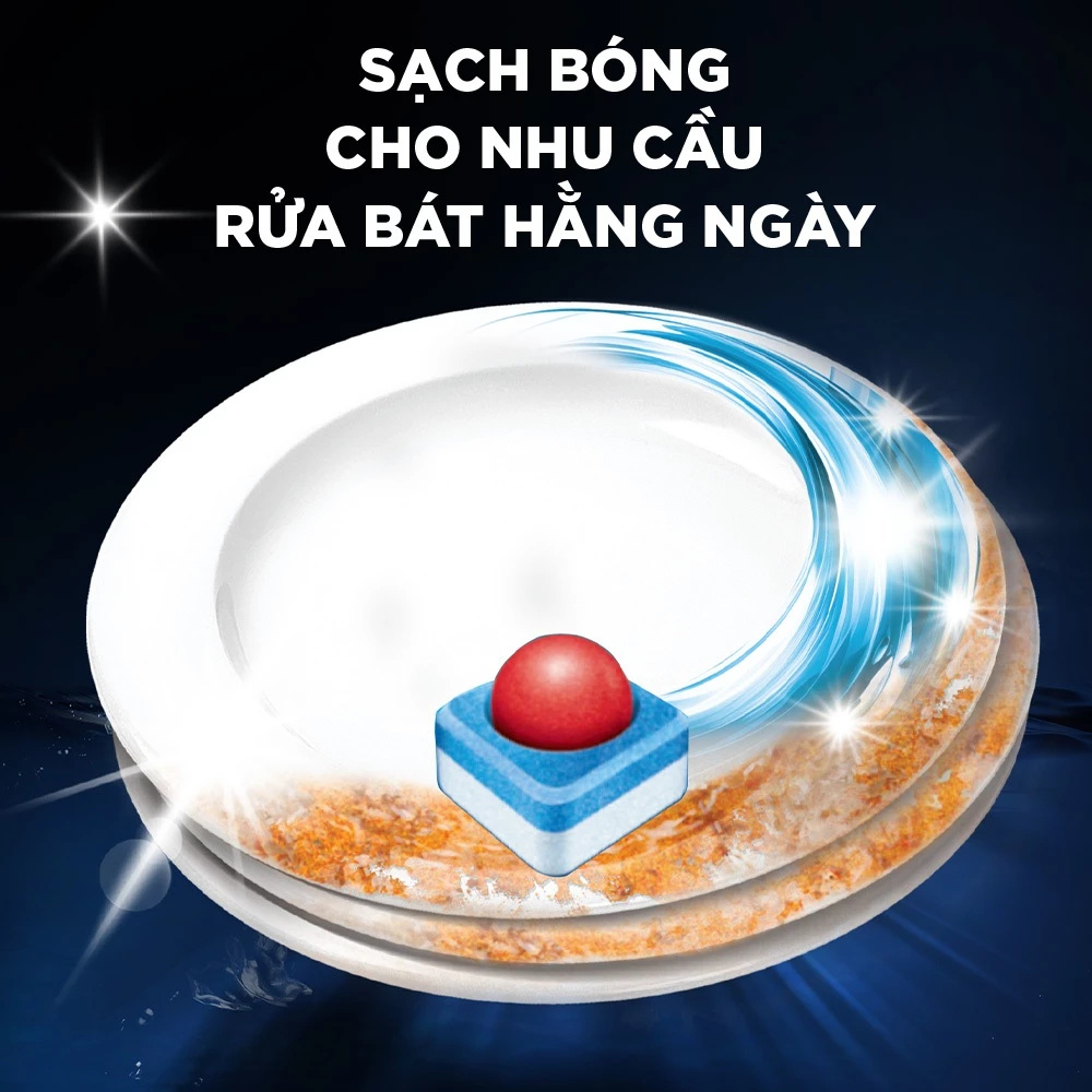 Bộ sản phẩm viên rửa Finish chính hãng