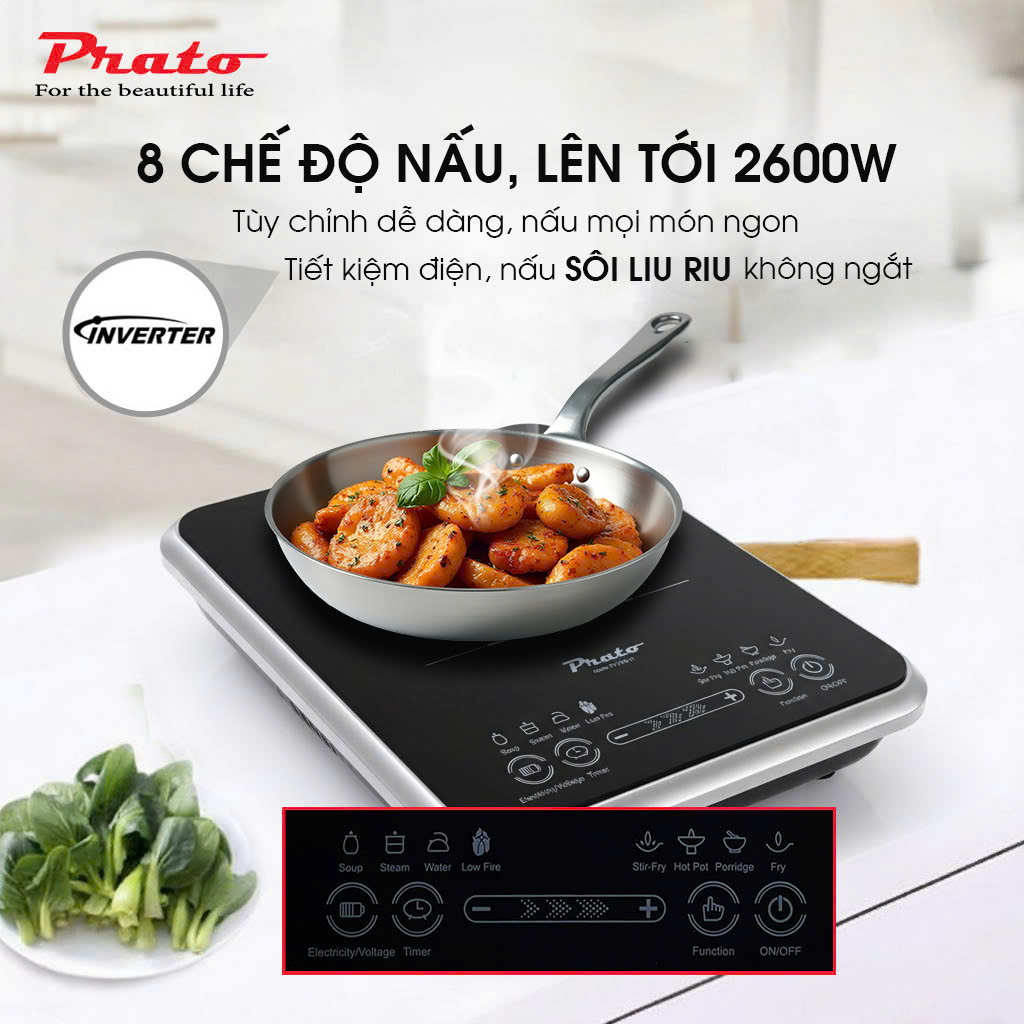 Bếp từ đơn Prato Model PT-1126.V1.
