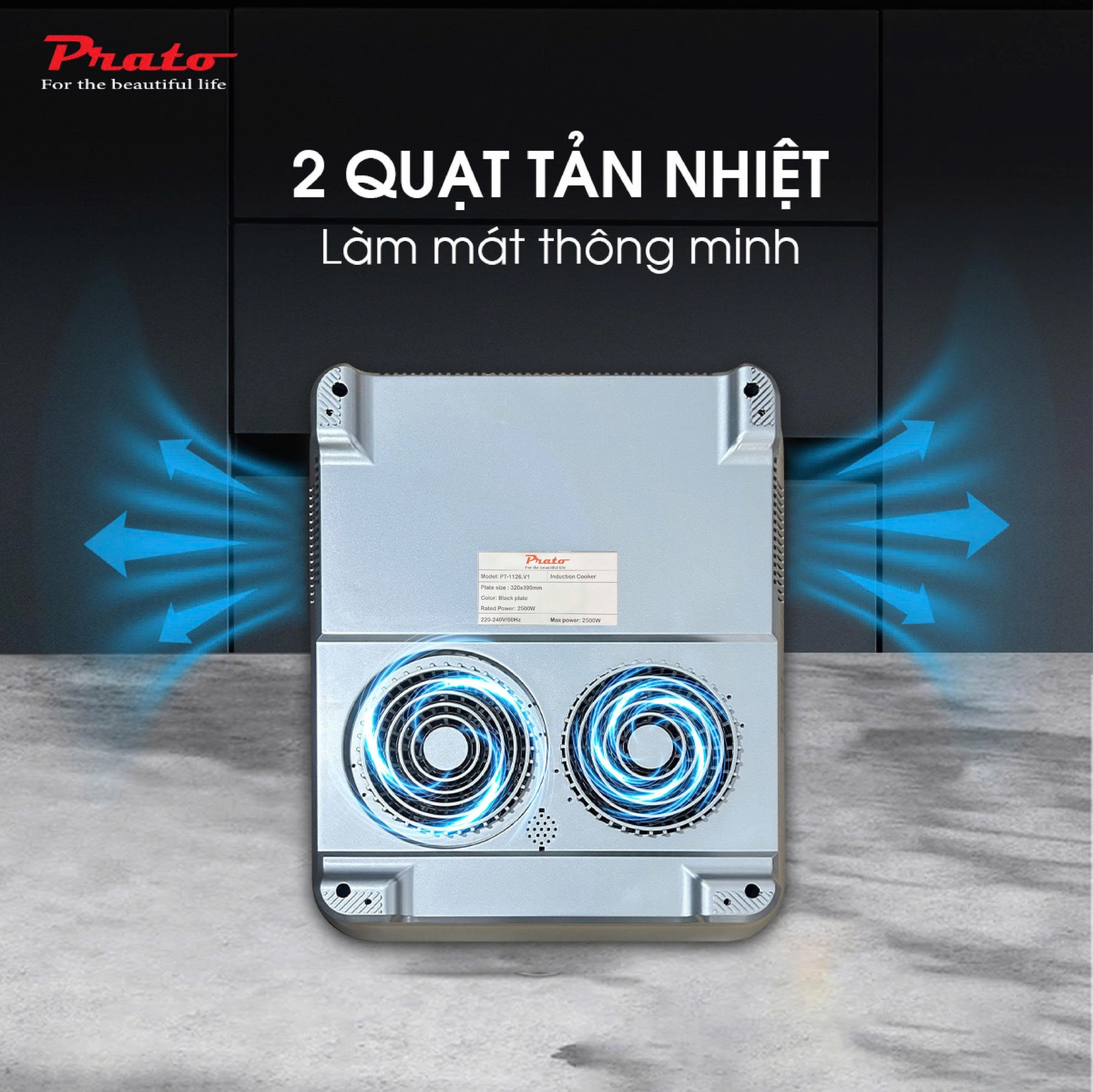 Bếp từ đơn Prato Model PT-1126.V1.