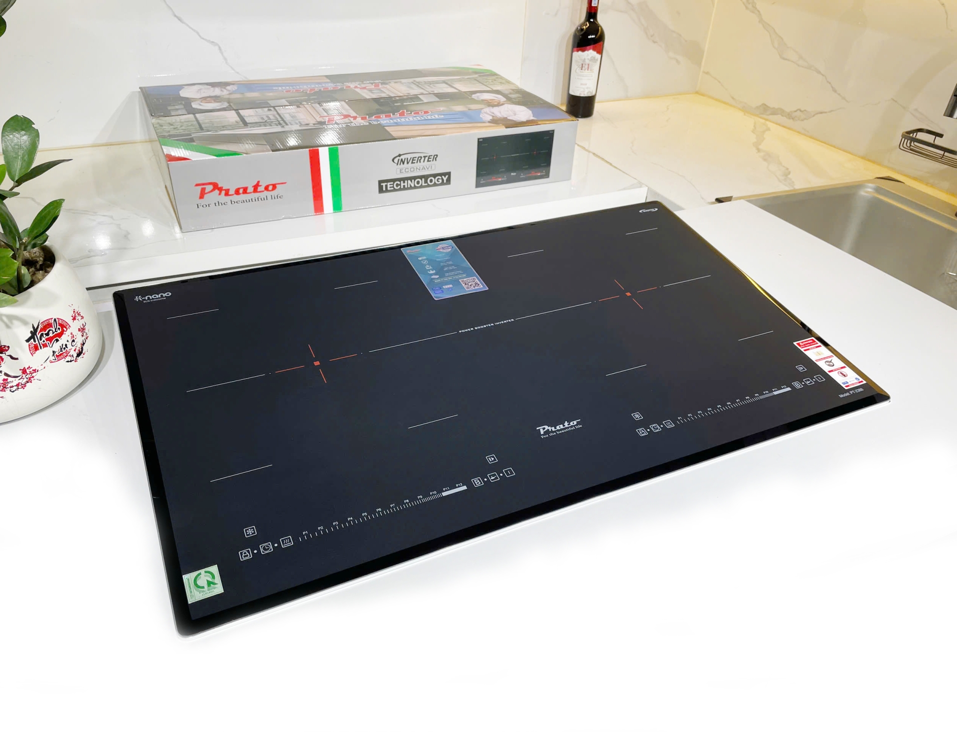 Bếp từ đôi Prato Model: PT-2386