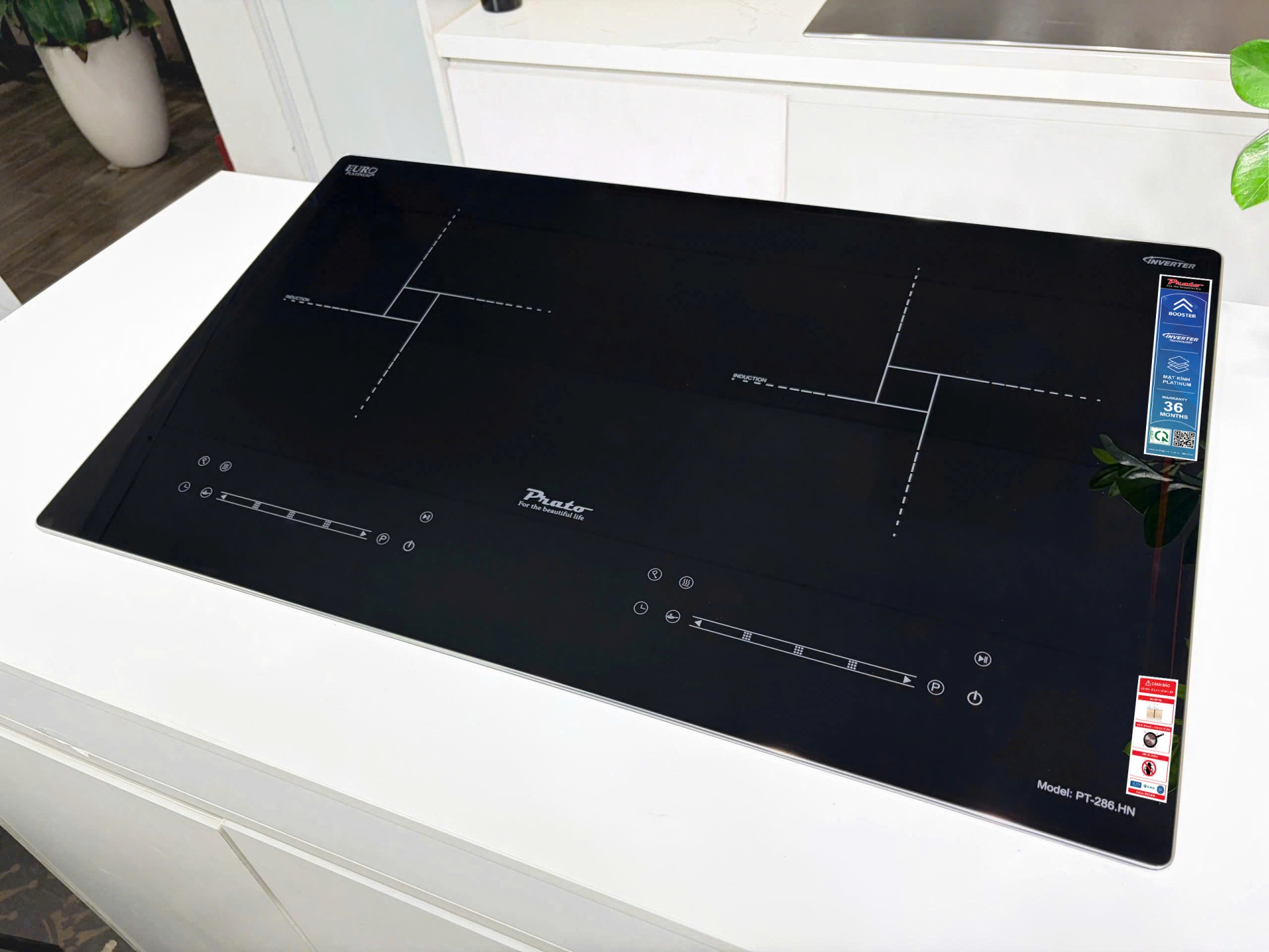 Bếp từ đôi Prato Model PT-286.HN
