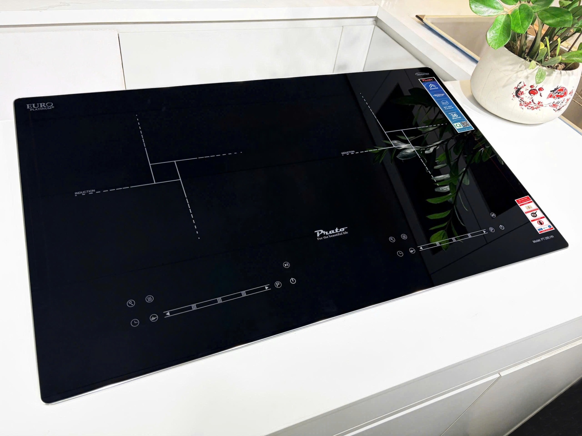 Bếp từ đôi Prato Model PT-286.HN