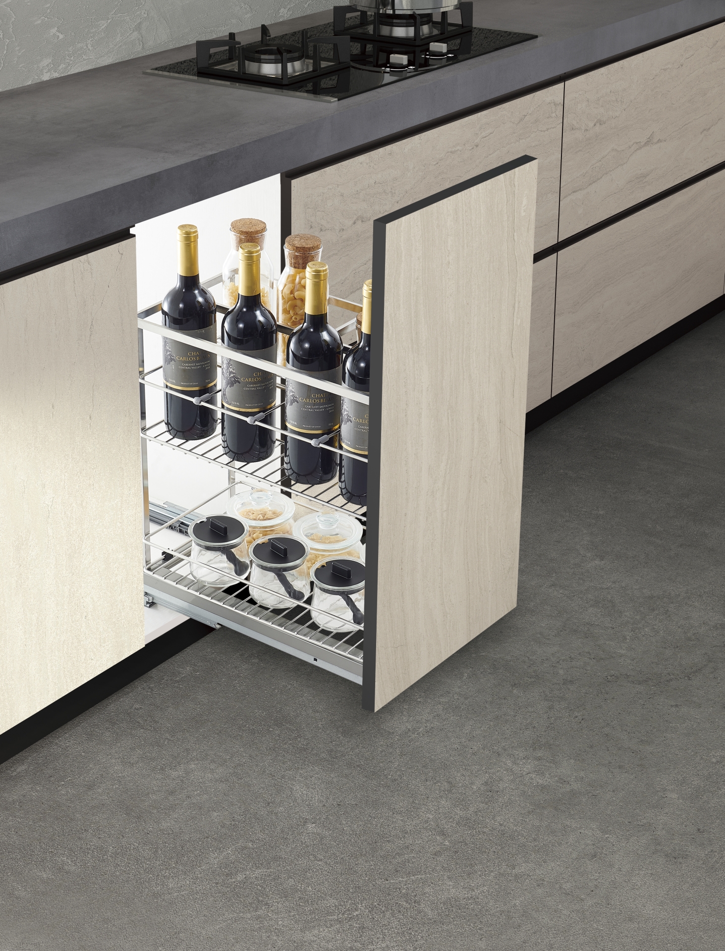 Kệ gia vị đồ khô