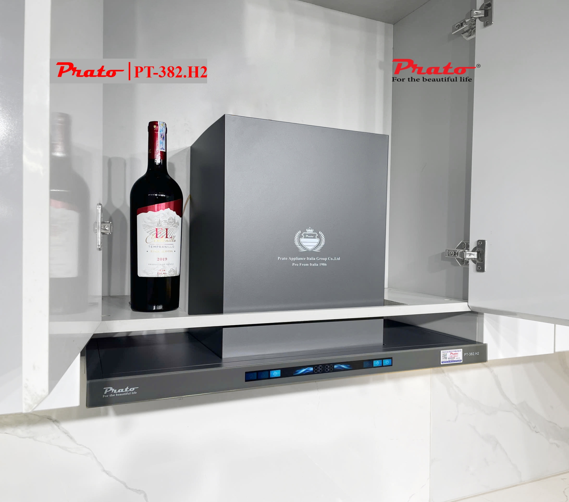 Máy hút mùi Prato model PT-382.H2