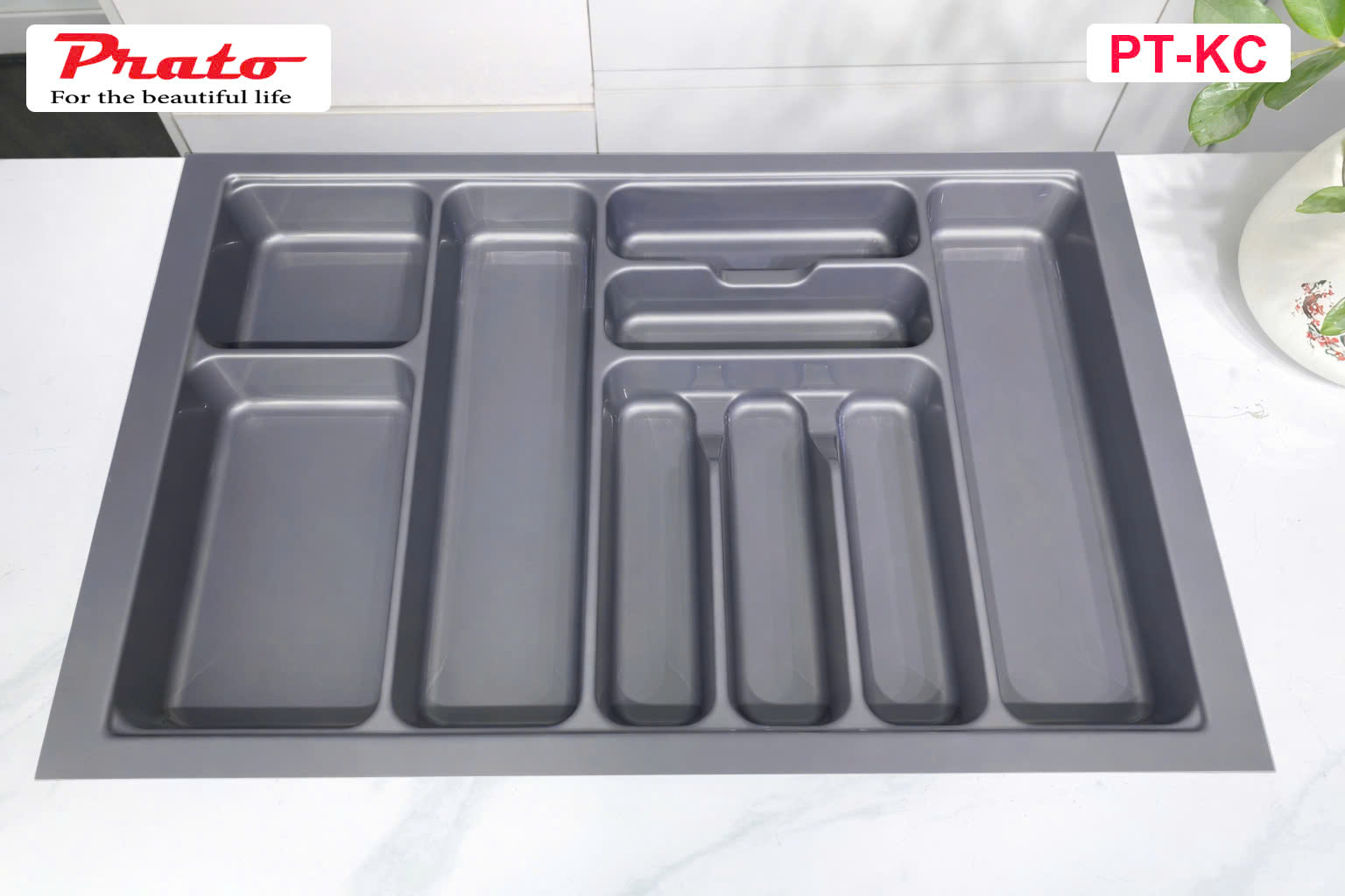 Khay chia thìa dĩa Prato PT-KC