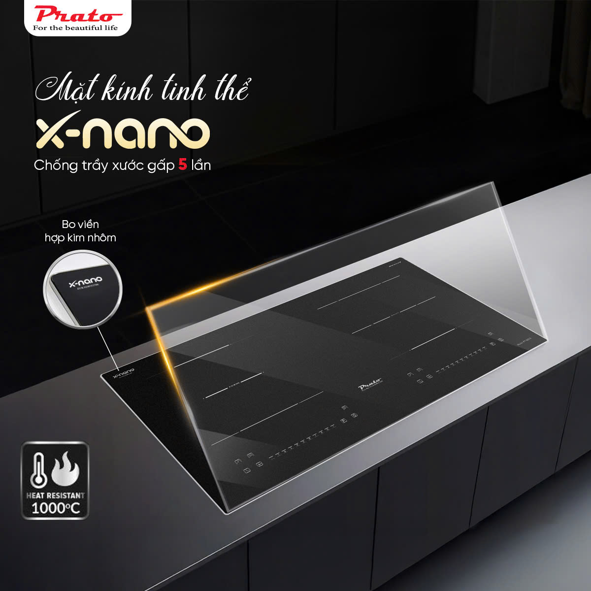 Bếp từ đôi Prato Model PT-021.N