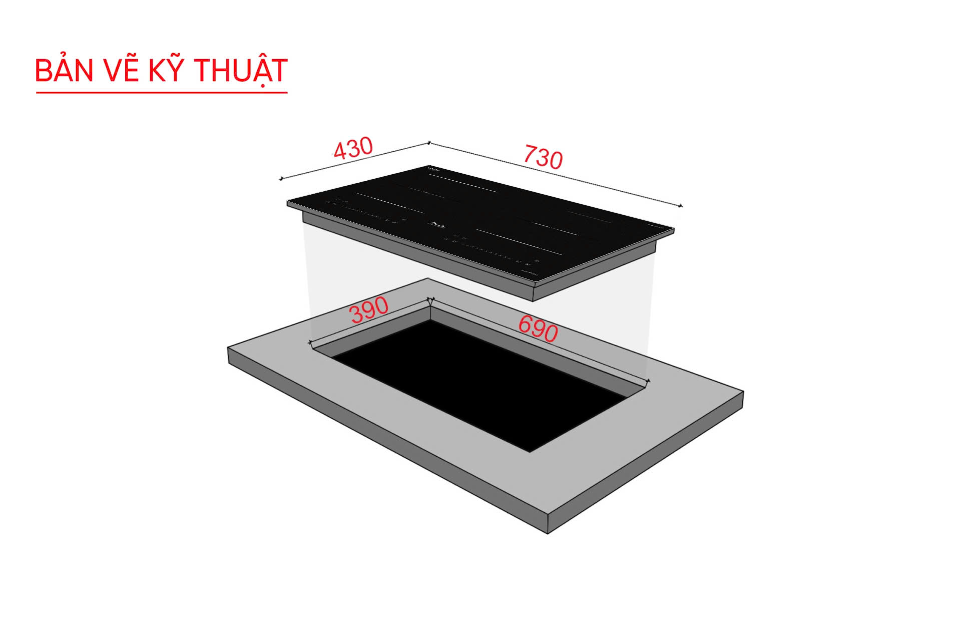 Bếp từ đôi Prato Model PT-021.N