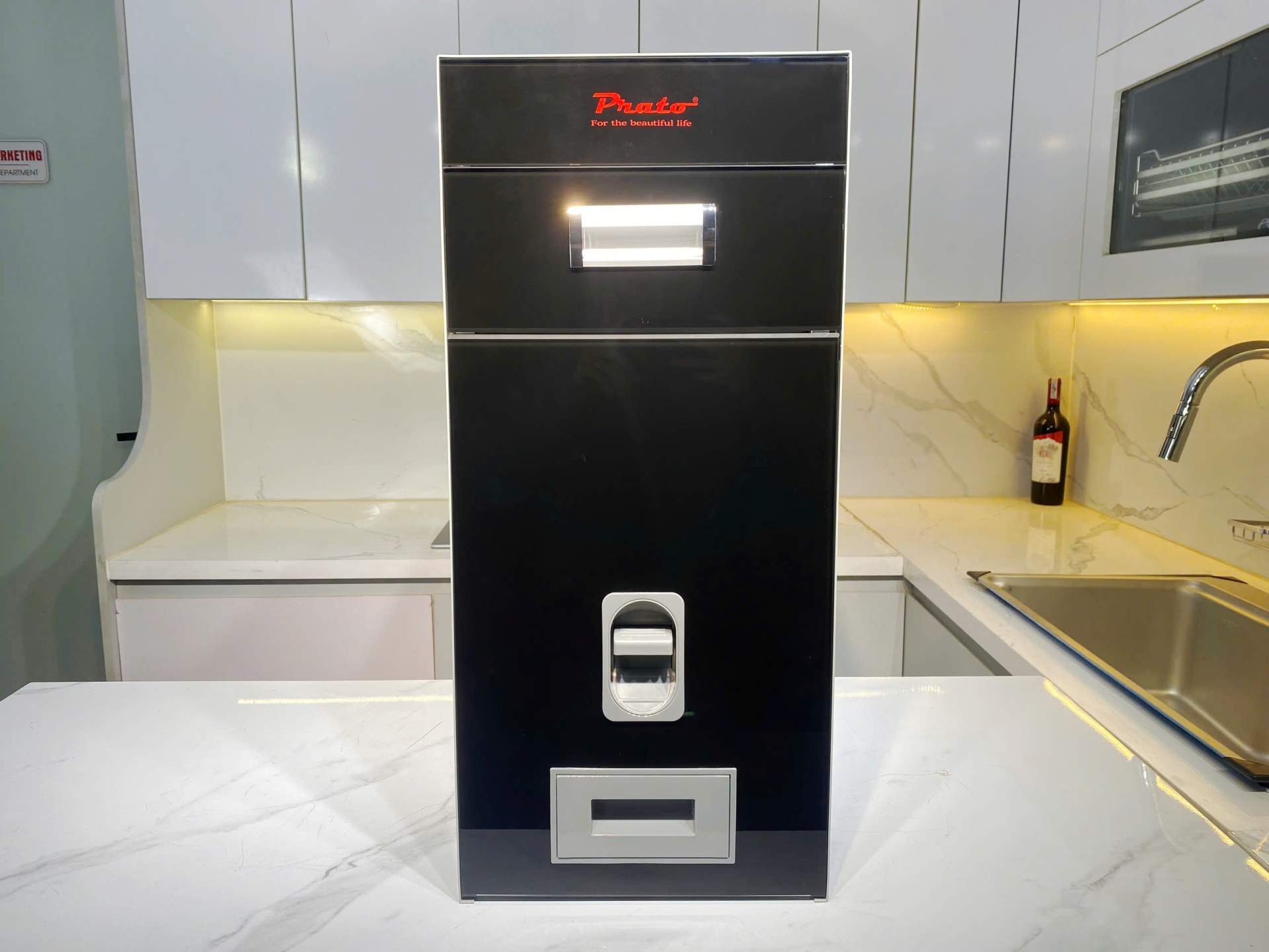 Thùng gạo mặt gương Prato PT-TG300