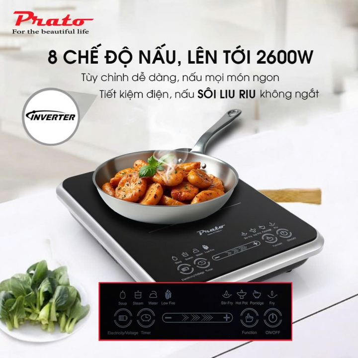 Bếp từ đơn Prato Model PT-1126.V1.