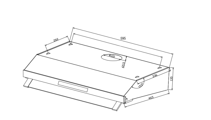 Máy hút mùi cổ điển Prato PT-362.60