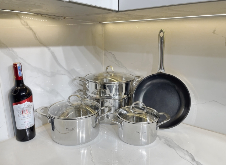 Bộ nồi inox đáy liền Luxury 888
