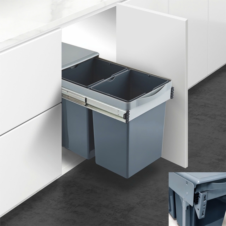 Thùng rác vuông đôi PT-TR300