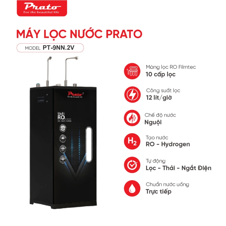Máy lọc nước 9 cấp Model: PT-9NN.2V