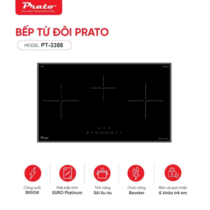 Bếp từ Model: PT-3388
