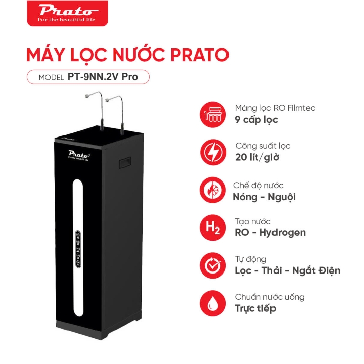 Máy lọc nước 9 cấp Model: PT-9NN.2V Pro