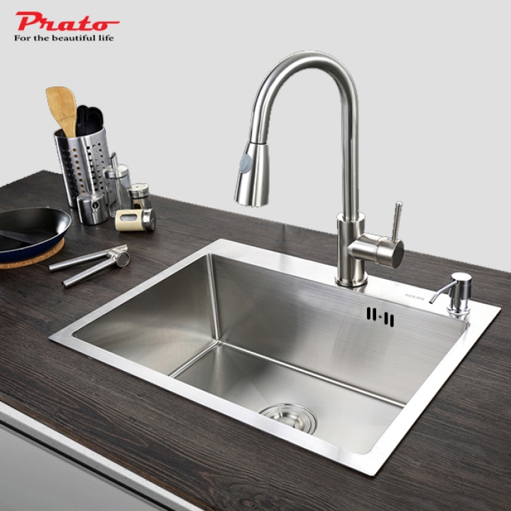 Chậu rửa bát Prato 1 hố KT_60*45