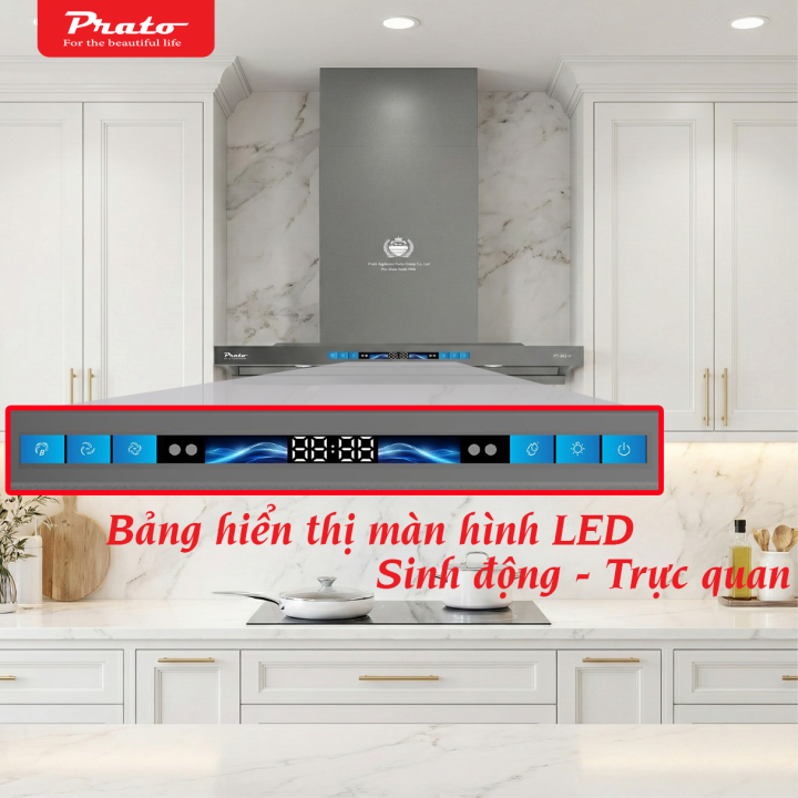 Máy hút mùi Prato model PT-382.H2