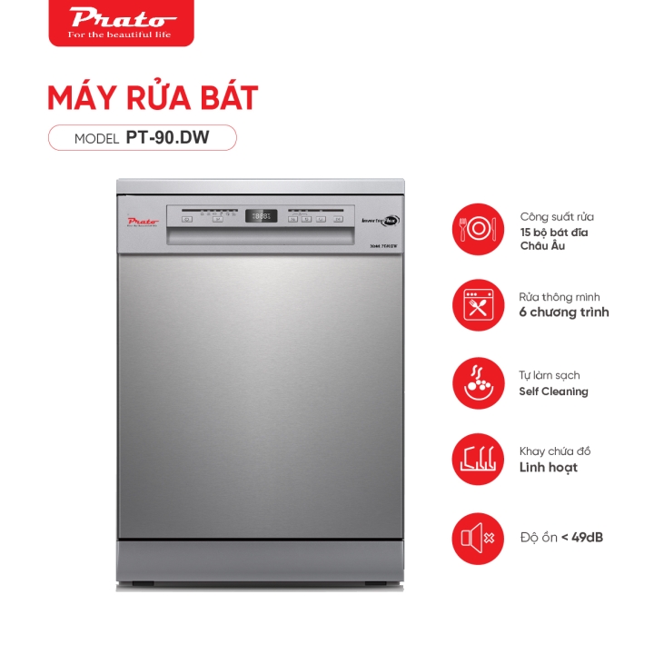 Máy rửa bát Model: PT-90.DW