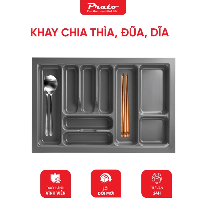Khay chia thìa dĩa Prato PT-KC