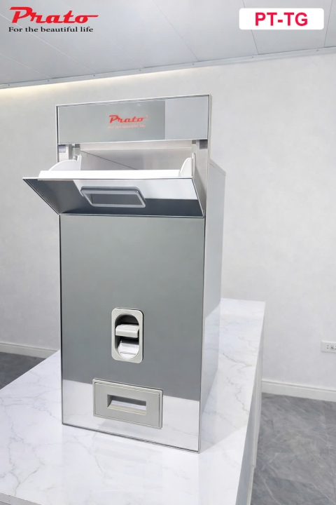 Thùng gạo mặt gương Prato PT-TG300